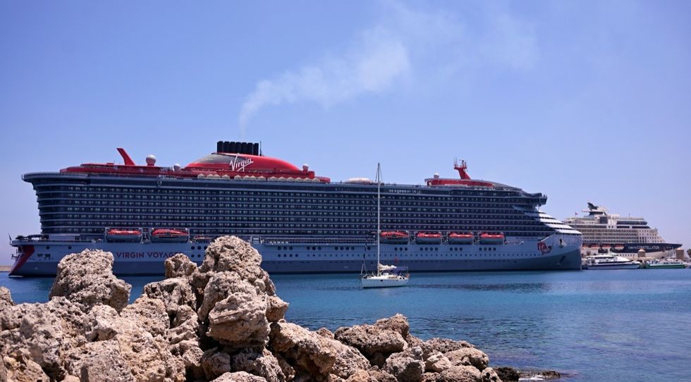 Viagens da Virgin Navio em Rhodes Grécia
