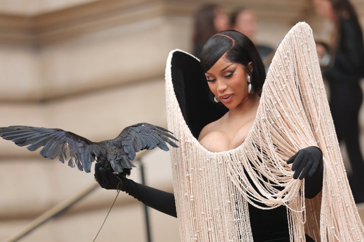 The bird appeared to almost take flight at one point.