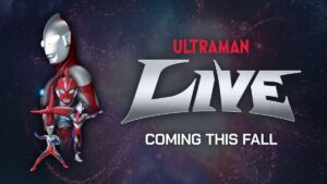 The logo for the upcoming Ultraman Live event.
