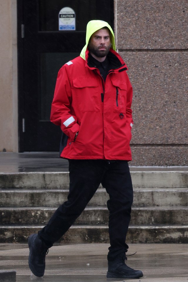 David Eason outside a courthouse.