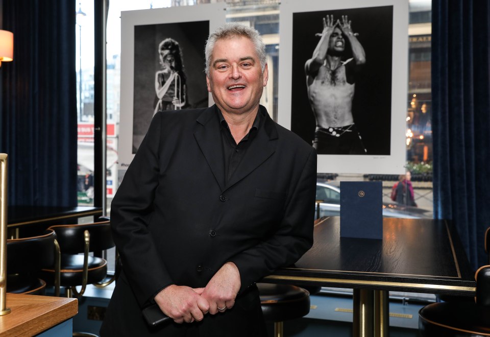 Dave Hogan at the launch breakfast for "Hogie's Heroes".