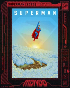 SUPERMAN 2025 SDCC Exclusive Mondo Poster - Frank Quitely