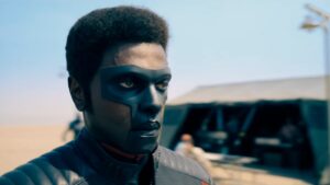 Edi Gathegi as Mister Terrific from the Superman trailer