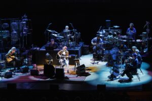 Paul Simon performs on the last night of his Los Angeles tour at Disney Concert Hall.