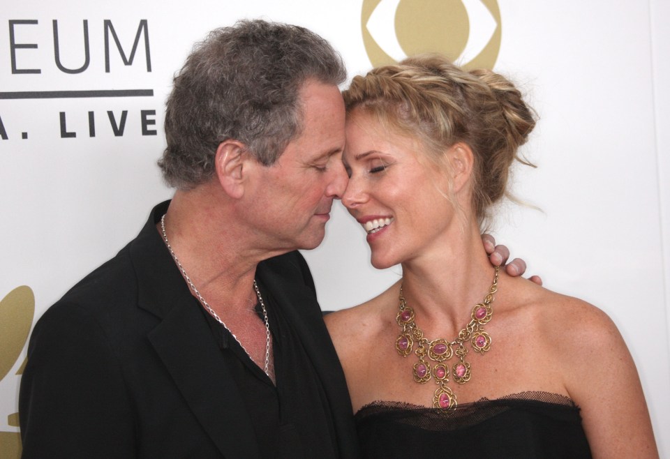 Lindsey Buckingham and Kristen Buckingham at the Grammy Nominations concert.