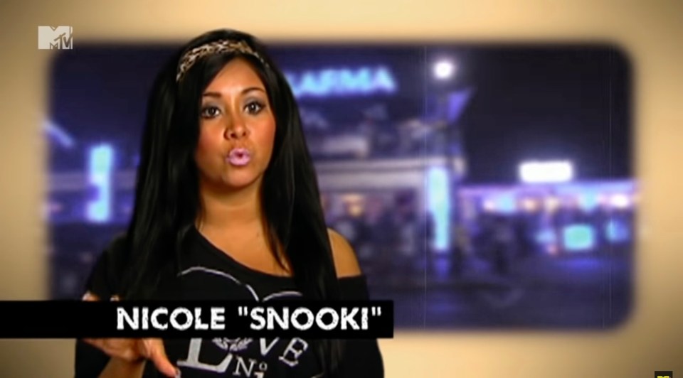 Nicole "Snooki" from Jersey Shore.