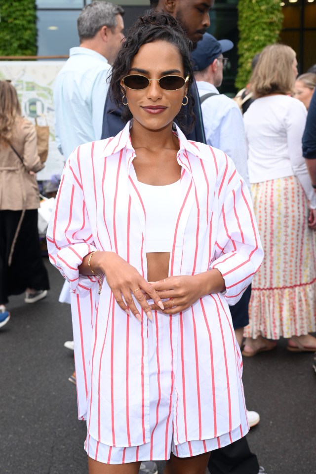 Saffron Hocking at Wimbledon.