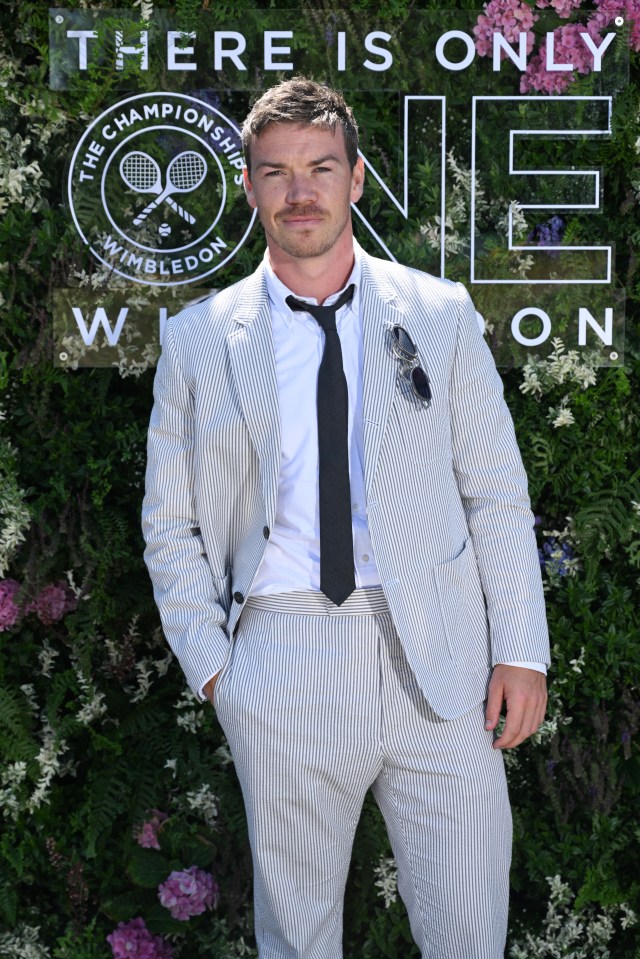 Will Poulter at Wimbledon.