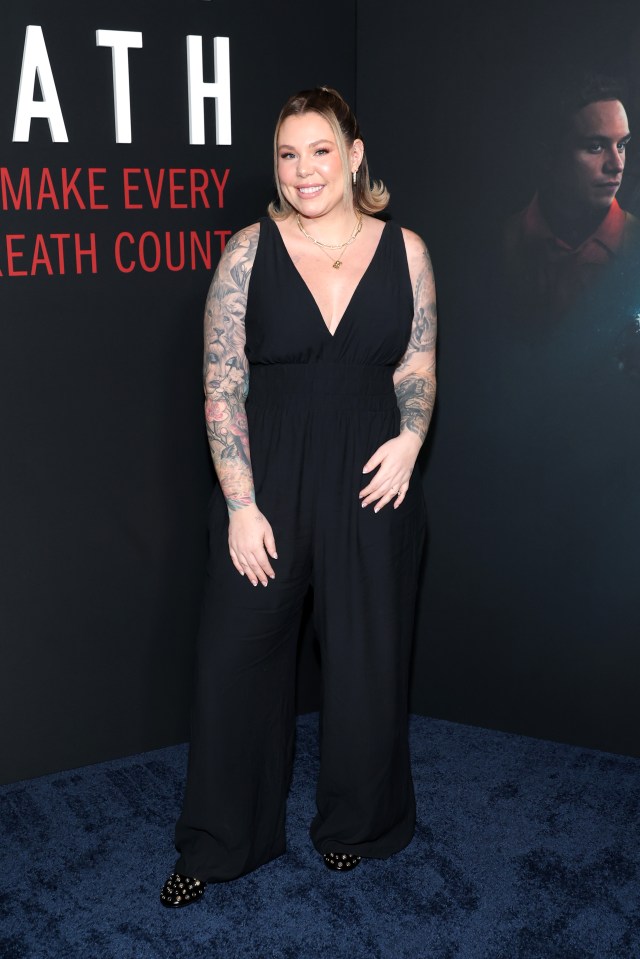 Kailyn Lowry at the Last Breath premiere.
