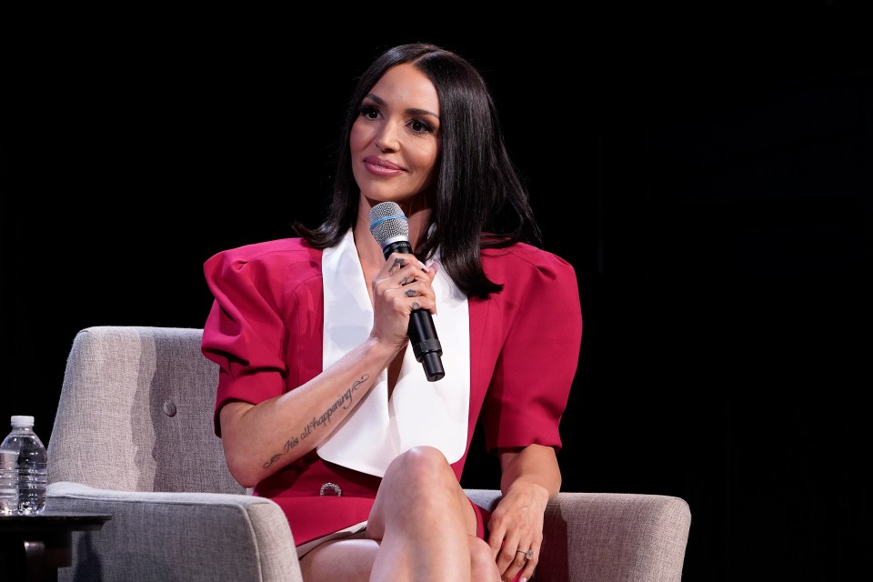 Scheana Shay speaking at an event.