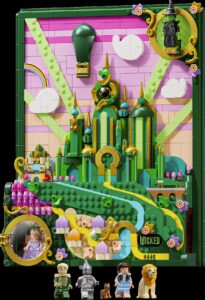 Wicked and Wizard of Oz LEGO art
