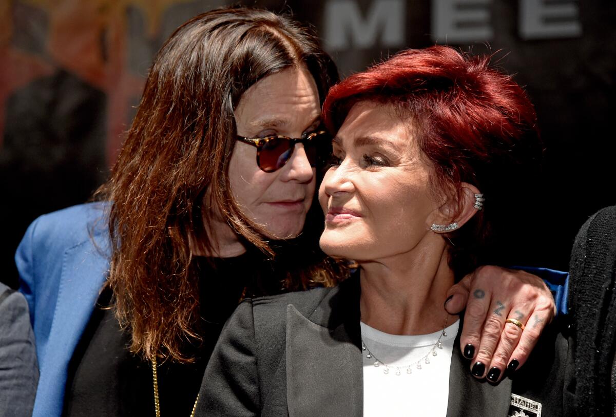 OJ Osburn y su esposa Sharon Stage durante