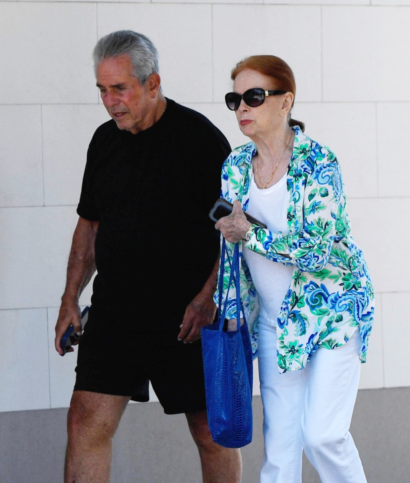 Luciana Paluzzi and Michael Jay Solomon on a rare outing.