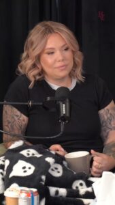 Kailyn Lowry on a podcast.