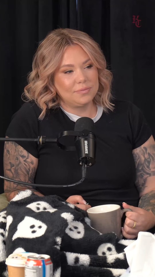 Kailyn Lowry on a podcast.