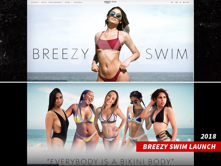 Breezy Swim Lanzamiento Sub Split Swipe