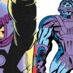 The robotic Sentinels (Left) and the Sentry Sinister (Right) from Marvel Comics.
