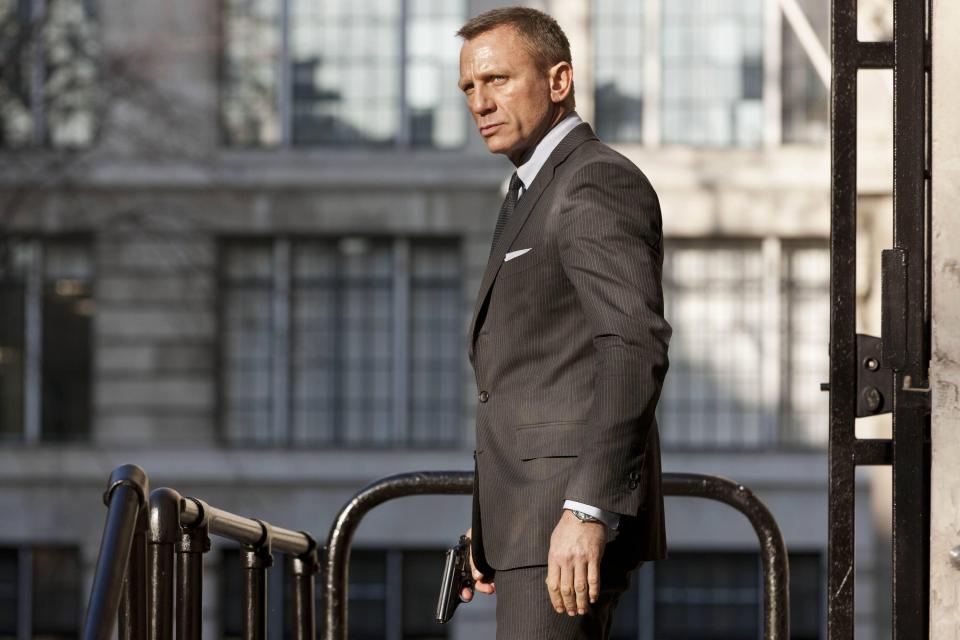 Daniel Craig como James Bond en Skyfall.