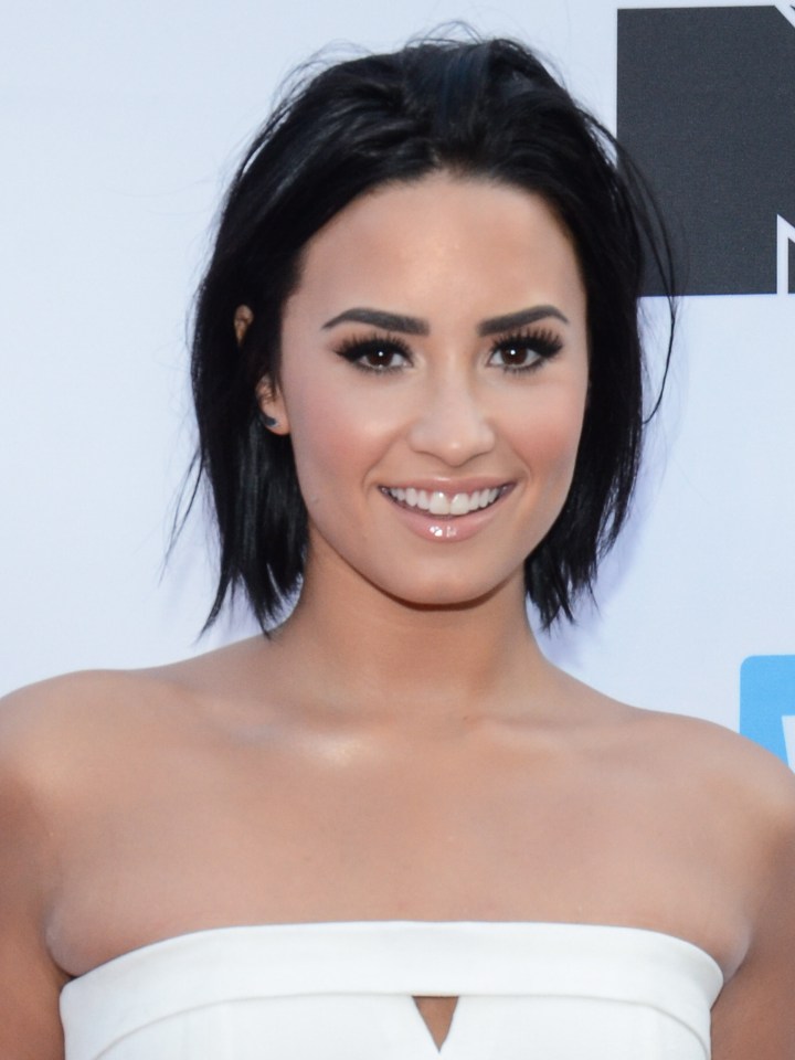 Demi Lovato headshot.