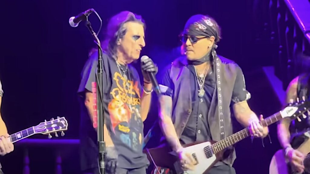 Alice Cooper Joined by Johnny Depp for "Paranoid" in Tribute to Ozzy Osbourne