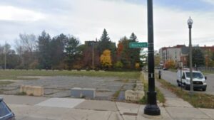 empty lot in detroit
