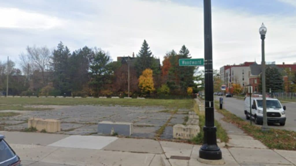 empty lot in detroit