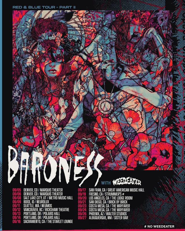 BARONESS Announces 'Red & Blue Tour - Part II'