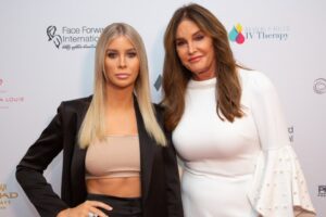 Sophia Hutchins and Caitlyn Jenner at an event.