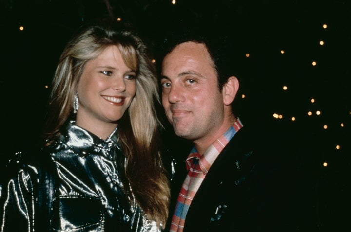 Brinkley and Joel at an event in New York City on Nov. 13, 1985.