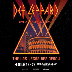 DEF LEPPARD Announces 2026 Las Vegas Residency At The Colosseum At Caesars Palace