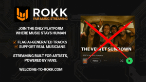 ROKK promises to remove AI generated tracks