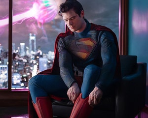 David Corenswet Trolls Superman Costar Nicholas Hoult with Matching Outfit