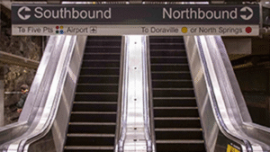 Beyonce escalator stampede