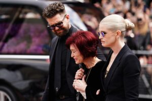 Family, Friends & Fans Gather for Ozzy Osbourne's Cortege Travels