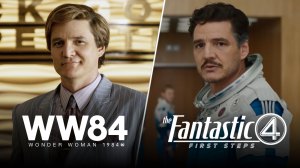 Pedro Pascal in 'WW84' (L) and in 'The Fantastic Four: First Steps' (R)