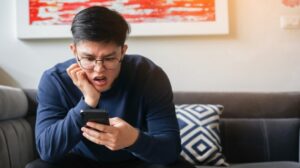 GenZ man on Phone
