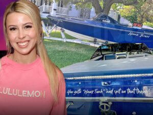hailey welch hawk tuah boat getty 1