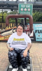 Im a theme park fat tester - I spent my day squeezing into seats, , TAKEN WITH NO PERMISSION:, https://www.tiktok.com/@team.topsy/video/7527357901892111638