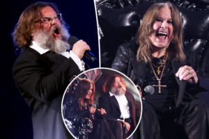 Jack Black's wild Ozzy Osbourne tribute at 2024 Rock Hall induction