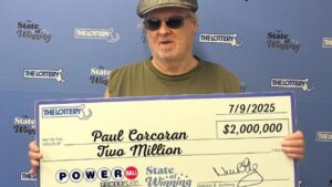 Massachusetts man becomes Powerball millionaire after accidentally winning twice in one night
