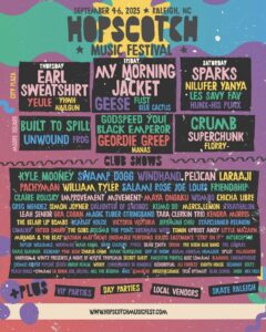 Hopscotch Music Festival Shares 2025 Lineup: My Morning Jacket, Geese, Built to Spill, Geordie Greep, Sparks and More