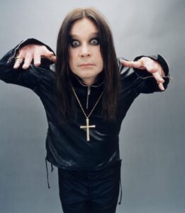 Portrait of Ozzy Osbourne.
