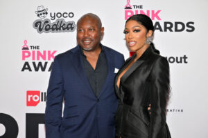 Simon Guobadia and Porsha Williams attends The Pink Awards 2023
