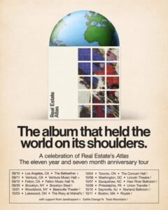 Real Estate Announce 'Atlas' Anniversary Tour