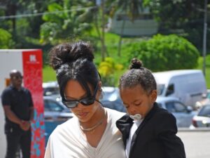Rihanna A$AP Rocky Father Funeral Barbados 1