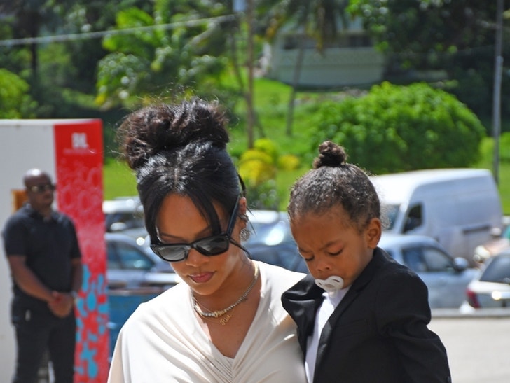 Rihanna A$AP Rocky Father Funeral Barbados 1