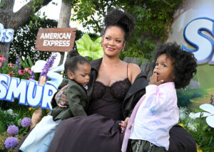 Rihanna, RZA, and Riot attend Los Angeles Premiere Of Paramount Pictures “Smurfs”