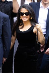 Salma Hayek at a fashion show.