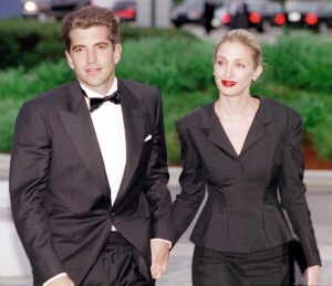 John F. Kennedy, Jr. and his wife Carolyn Bessette Kennedy