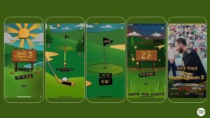 Spotify golf game Happy Gilmore 2